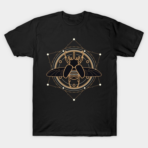 Sacred scarabaeus T-Shirt by Vilmos Varga